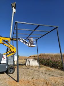 Imagen de instalación de autoconsumo instantáneo de 4550w. e instalación de bomba sumergible 2 CV.
